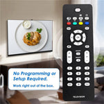 RC2023601 / 01 Infrared Remote Control for Philips TV 10m Range Direct Use IR Ergonomic Replacement Television Controller