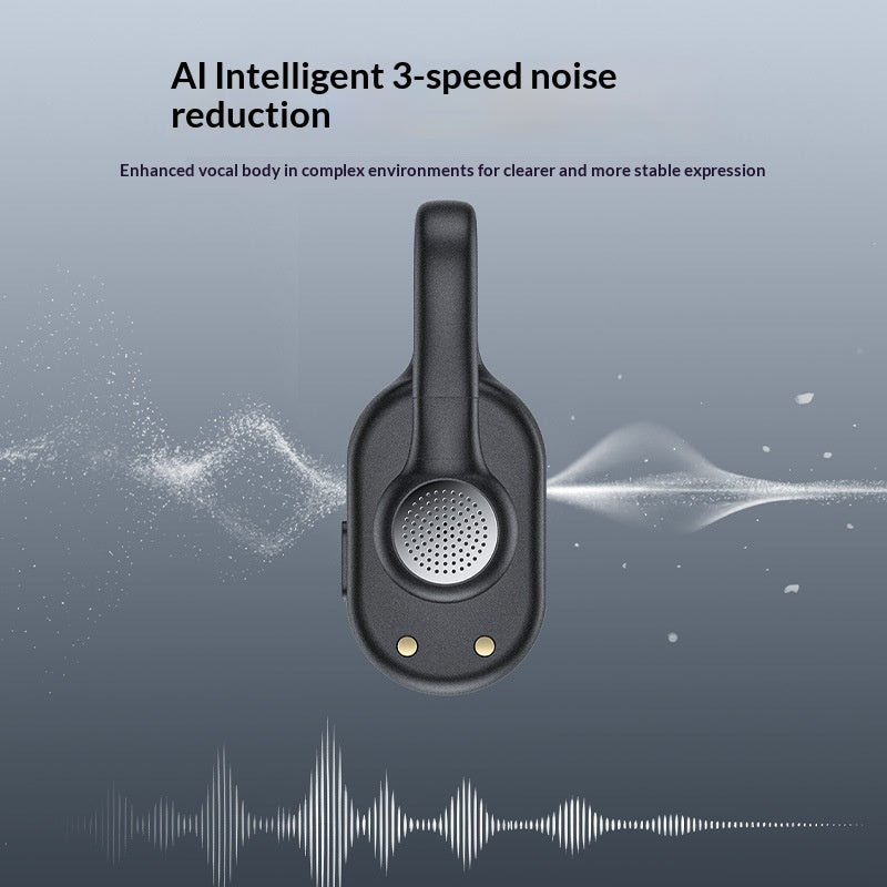 YESIDO KR24 iP Plug Hidden Wireless Lavalier Microphone AI Noise Cancelling Lapel Mic, 2 Mic + 1 Receiver