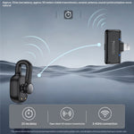 YESIDO KR24 iP Plug Hidden Wireless Lavalier Microphone AI Noise Cancelling Lapel Mic, 2 Mic + 1 Receiver