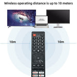 RMC0137N Remote Control for Sharp TV Infrared IR Wireless 10m Range Controller Replacement