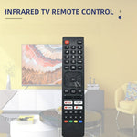 RMC0137N Remote Control for Sharp TV Infrared IR Wireless 10m Range Controller Replacement