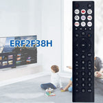 ERF2F38H Remote Control for Hisense TV Infrared IR Controller ABS Material Controller Replacement (No Voice Function)