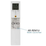 AR-REM1U Remote Control for Fujitsu Air Conditioner Ergonomic 10m Range LCD Display Controller Replacement