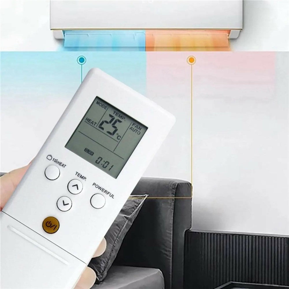 AR-REB1E Remote Control for Fujitsu Air Conditioner LCD Display 10m Range Ergonomic Controller Replacement