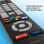 NH409UD For MAGNAVOX Television IR Controller Battery Powered TV Remote Control