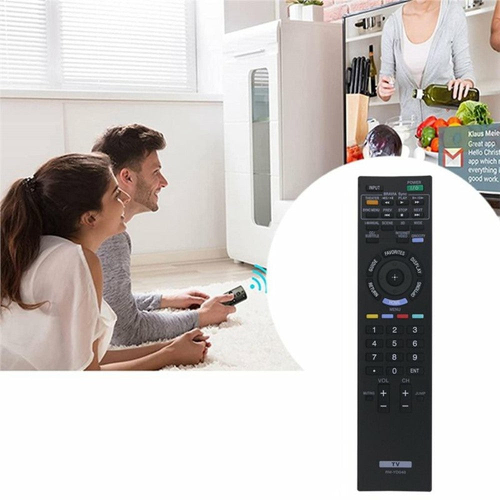RM-YD040 For Sony TV Remote Control Battery Operated Infrared Replacement Controller