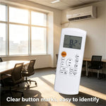 RG57A6 / BGEFU1 For Midea Air Conditioner Infrared Remote Control 10m Range Replacement Controller