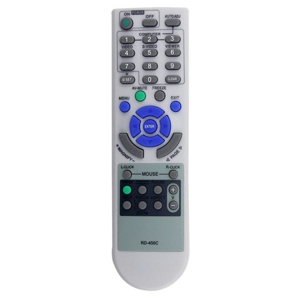 RD-450C Til NEC Projektor Infrarød Fjernbetjening Erstatning Ergonomisk Controller