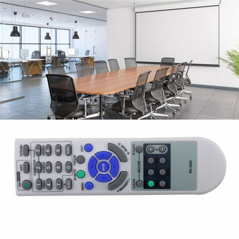 RD-450C Til NEC Projektor Infrarød Fjernbetjening Erstatning Ergonomisk Controller
