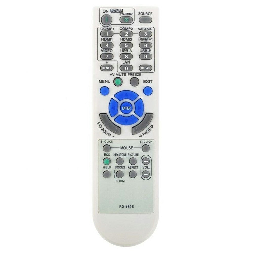 RD-469E For NEC Projector Infrared Remote Control Replacement Ergonomic Controller