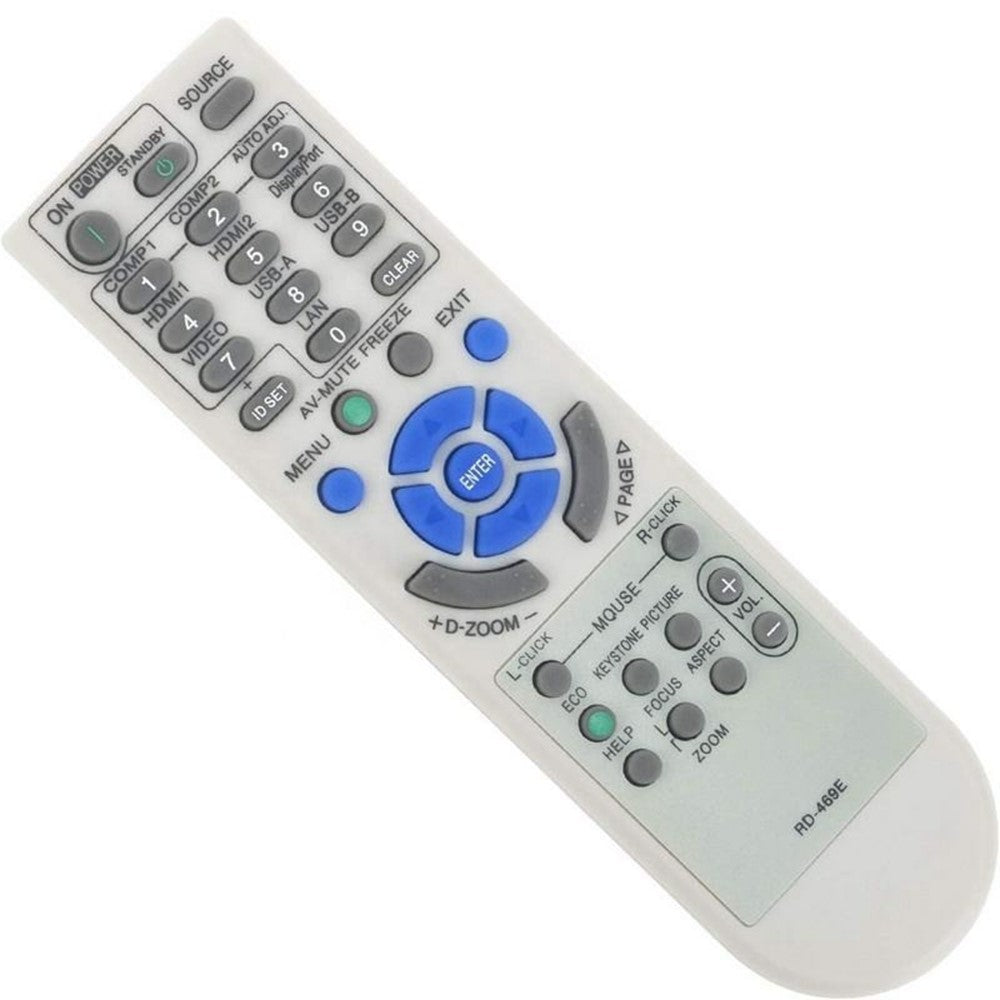 RD-469E For NEC Projector Infrared Remote Control Replacement Ergonomic Controller