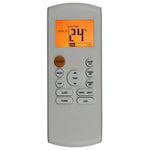 RG57B1-BGE Remote Control with Backlit LCD Display IR Controller for Midea Air Conditioner