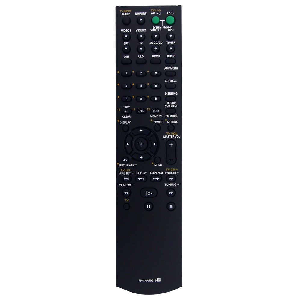 RM-AAU019 Til Sony Home Theater Audio System Infrarød Fjernbetjening Ergonomisk Greb