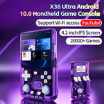 X36 Ultra Handheld Game Console 4.2 Inch IPS Screen Retro Classic Gamepad, 1+8GB