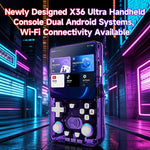 X36 Ultra Handheld Game Console 4.2 Inch IPS Screen Retro Classic Gamepad, 1+8GB