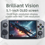 09 Ultra Handheld Game Console 5.1 Inch OLED 30+ Emulators HD Output Dual 3D Joystick Retro Arcade Gamepad, with 64GB TF Card