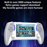 PROJECT X Pro Håndholdt Spillekonsol 4,3 Tommer IPS-Skærm Dobbelte 3D Joysticks HD-Output 7-Farvet Stemningslys, med 16GB TF-Kort