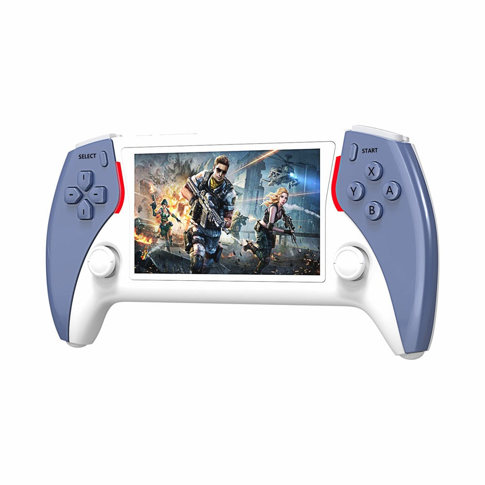 PROJECT X Pro Håndholdt Spillekonsol 4,3 Tommer IPS-Skærm Dobbelte 3D Joysticks HD-Output 7-Farvet Stemningslys, med 16GB TF-Kort