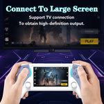 PROJECT X Pro Håndholdt Spillekonsol 4,3 Tommer IPS-Skærm Dobbelte 3D Joysticks HD-Output 7-Farvet Stemningslys, med 16GB TF-Kort