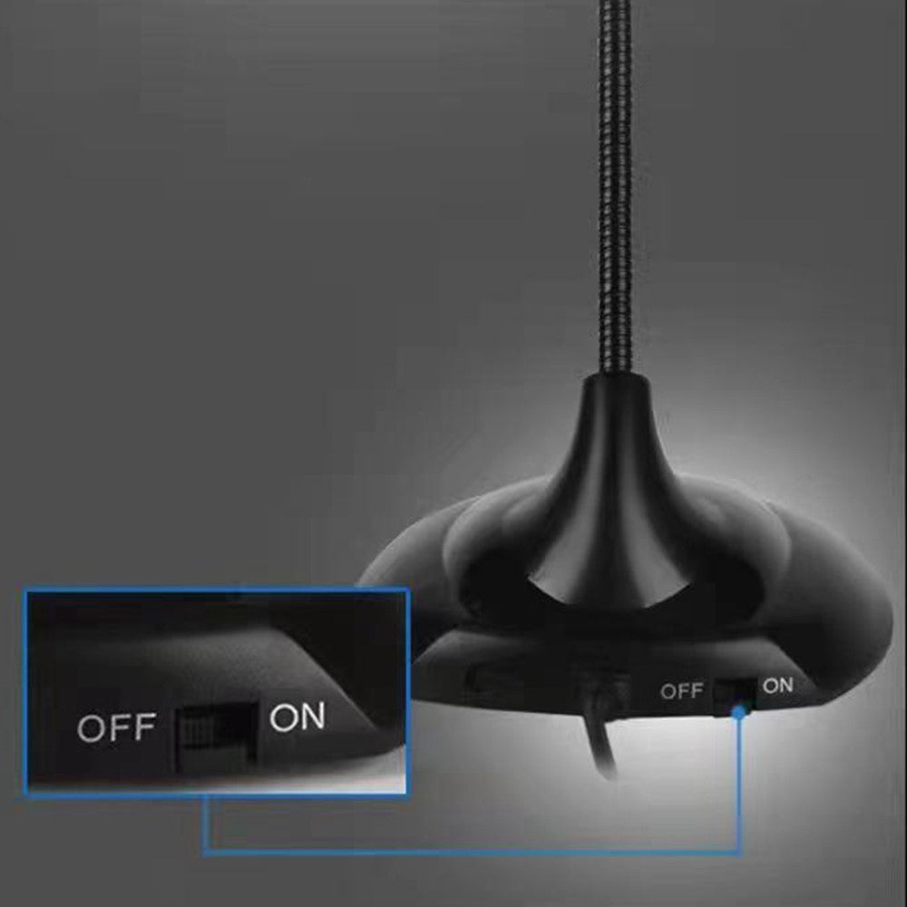 M6 Computer Wired Microphone Plug and Play Mic Voice Recording Microphone Compatible with Laptop PC