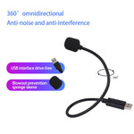 HY-302 Mini USB Microphone for Laptop and Desktop Computer PC Condenser Mic with Gooseneck