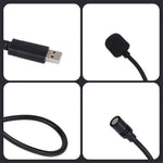 HY-302 Mini USB Microphone for Laptop and Desktop Computer PC Condenser Mic with Gooseneck