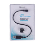 HY-302 Mini USB Microphone for Laptop and Desktop Computer PC Condenser Mic with Gooseneck