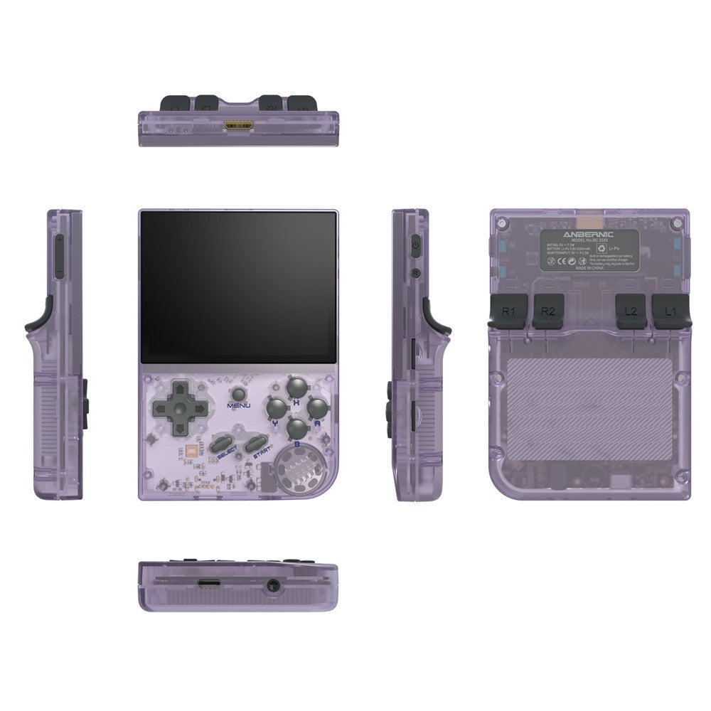 ANBERNIC RG35XX 128GB Retro Spillekonsol 3,5-tommer IPS Skærm Håndholdt Spillekonsol