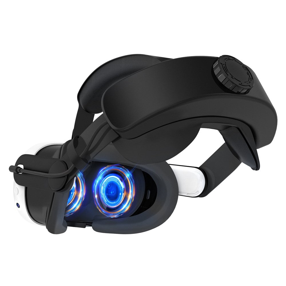 Adjustable Head Strap for Meta Quest 3 Headset VR Replacement Headband VR Accessories Built-In 6400mAh