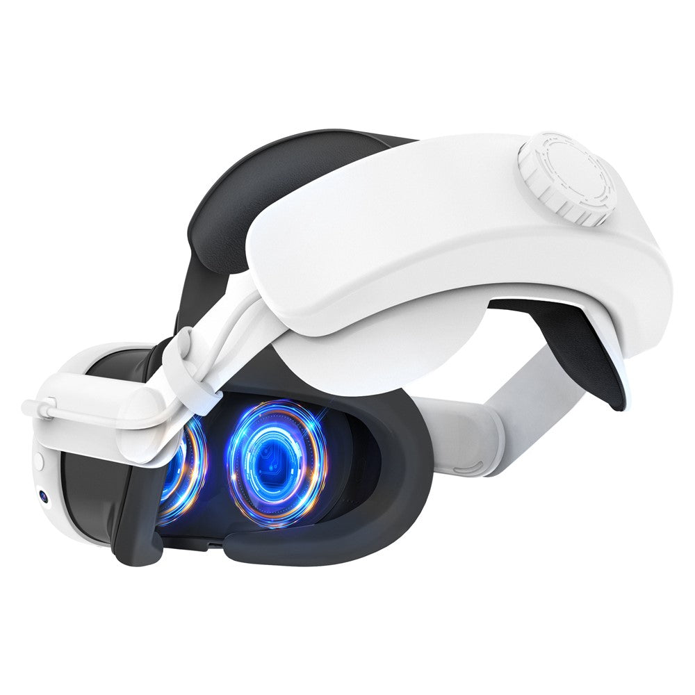 Adjustable Head Strap for Meta Quest 3 Headset VR Replacement Headband VR Accessories Built-In 6400mAh