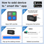 MG-YKQ100 Tuya Smart Home Universal Remote Control WiFi / Bluetooth-compatible Infrared Remote Controller with Time Display