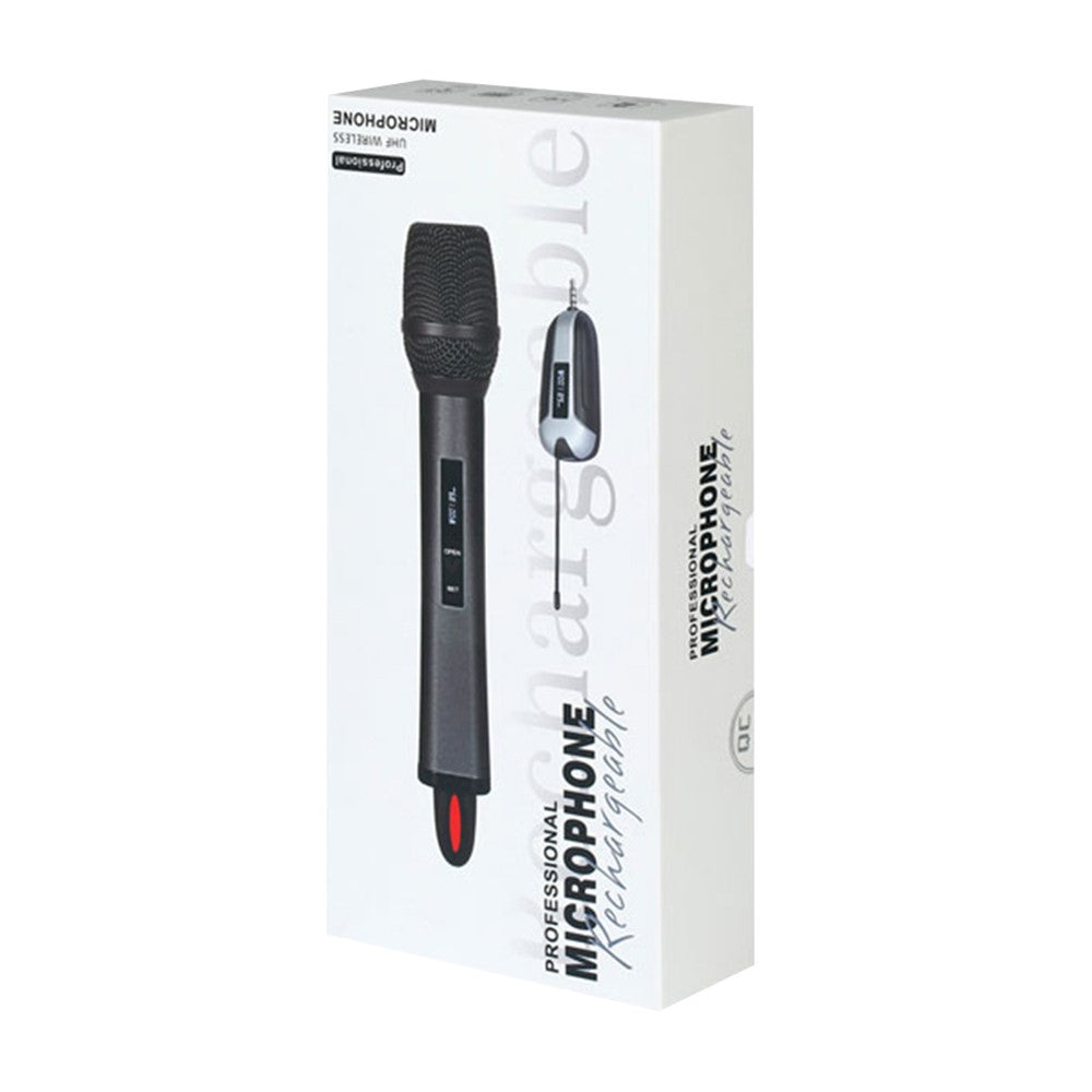 TX-11 Singing Phone Conference UHF Wireless Microphone Live Streaming Rechargeable Mic, 1 Mic + 1 Receiver