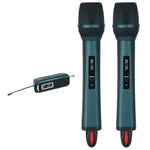 TX-12 Stage Singing Wireless Microphone Outdoor Home Live Streaming Rechargeable Mic, 2 Mics + 1 Receiver