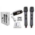 TX-12 Stage Singing Wireless Microphone Outdoor Home Live Streaming Rechargeable Mic, 2 Mics + 1 Receiver