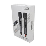 TX-12 Stage Singing Wireless Microphone Outdoor Home Live Streaming Rechargeable Mic, 2 Mics + 1 Receiver