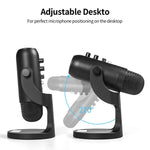 JMARY MC-PW8 Condenser Microphone USB Desktop Mic with Real-time Monitoring