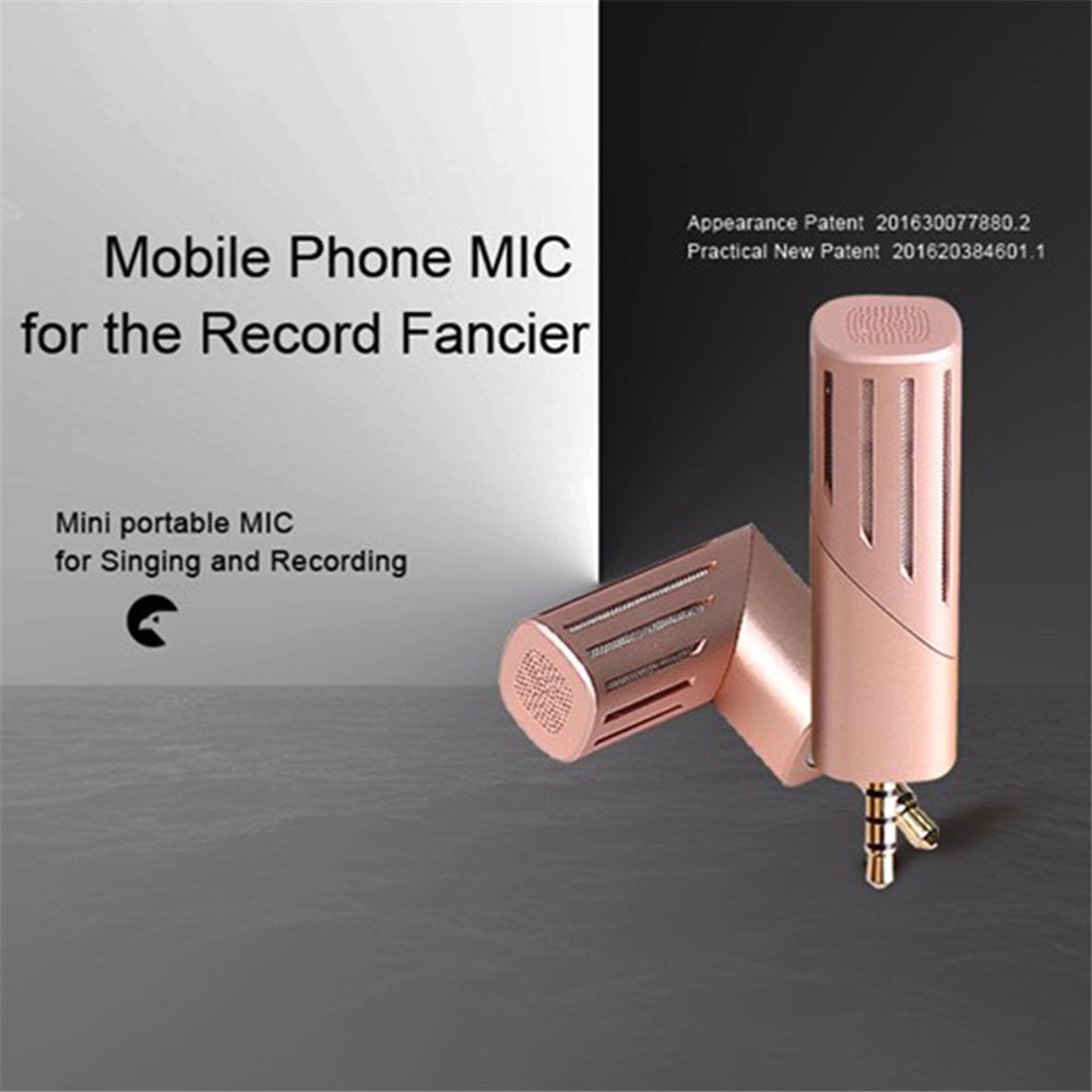 YANMAI R2 Rotatable Mini Microphone Video Recording 4-Pole 3.5mm Mobile Phone Mic