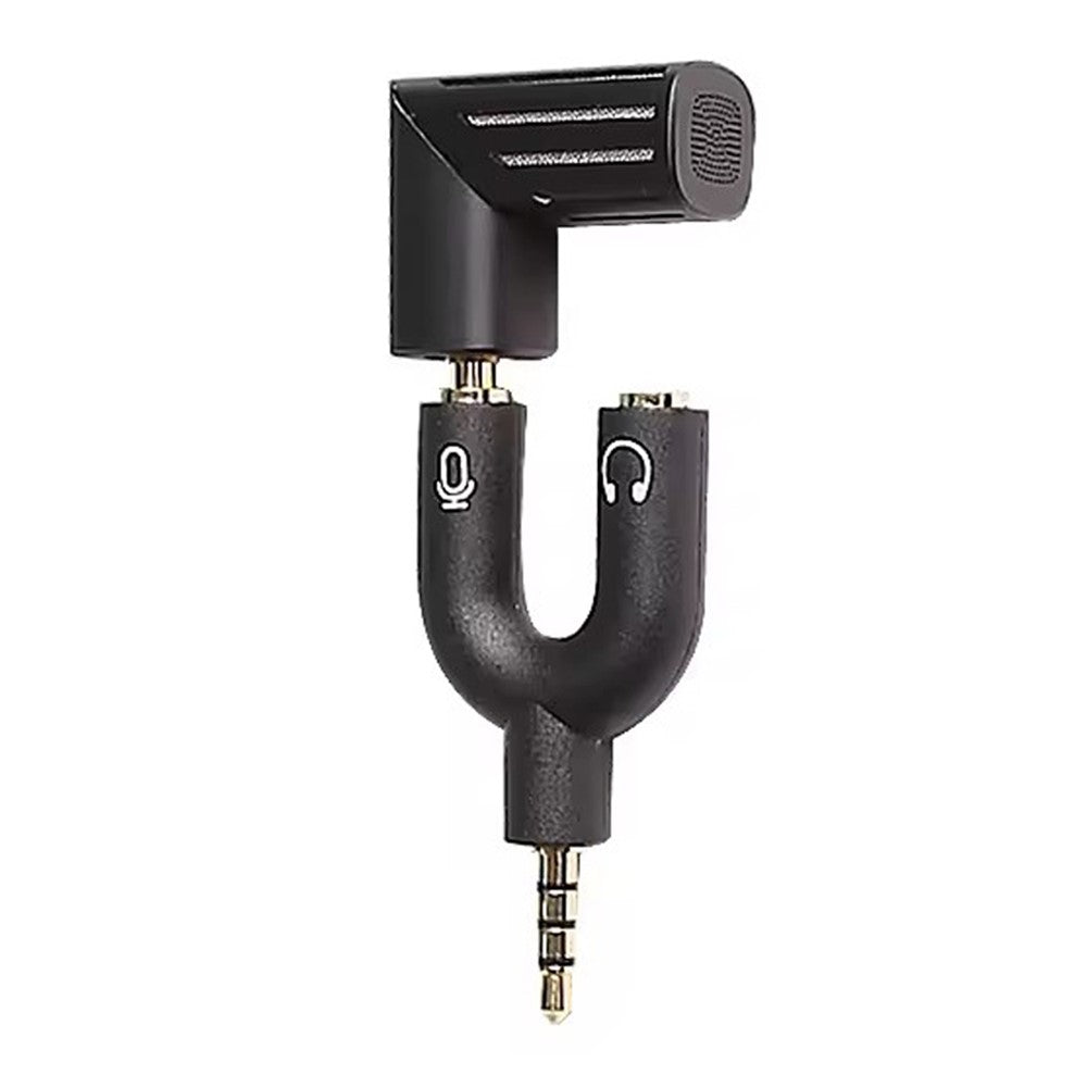 YANMAI R2 Rotatable Mini Microphone Video Recording 4-Pole 3.5mm Mobile Phone Mic