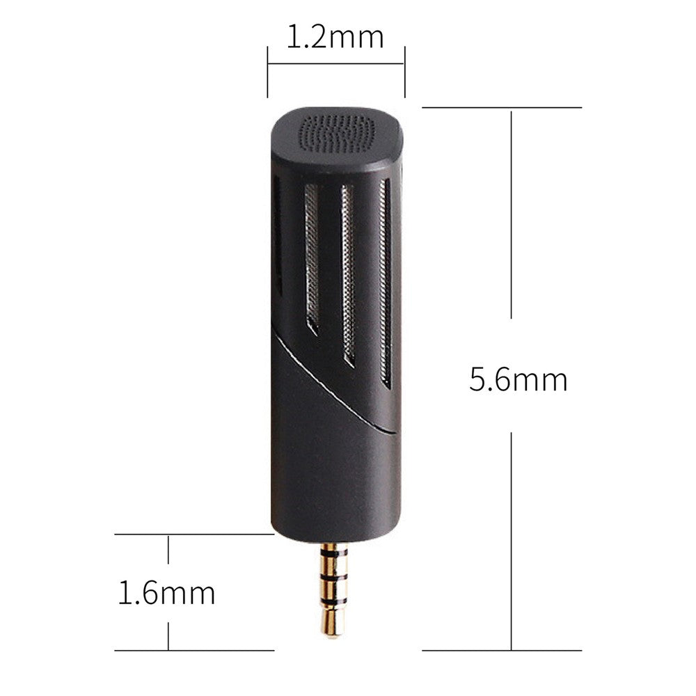 YANMAI R2 Rotatable Mini Microphone Video Recording 4-Pole 3.5mm Mobile Phone Mic