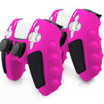 For Sony PlayStation 5 Controller Silicone Case Color Matching Protective Cover (Without Joy-Pad Caps)