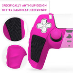 For Sony PlayStation 5 Controller Silicone Case Color Matching Protective Cover (Without Joy-Pad Caps)