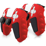 For Sony PlayStation 5 Controller Silicone Case Color Matching Protective Cover (Without Joy-Pad Caps)