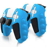 For Sony PlayStation 5 Controller Silicone Case Color Matching Protective Cover (Without Joy-Pad Caps)