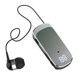 K65 Incoming Call Vibration Digital Display Retractable Lavalier Bluetooth-compatible Earphones