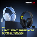 ONIKUMA B2 2.4G Wireless / Bluetooth-compatible / Wired Over-Ear Headphone Stereo Bluetooth-compatible Gaming Music Headset