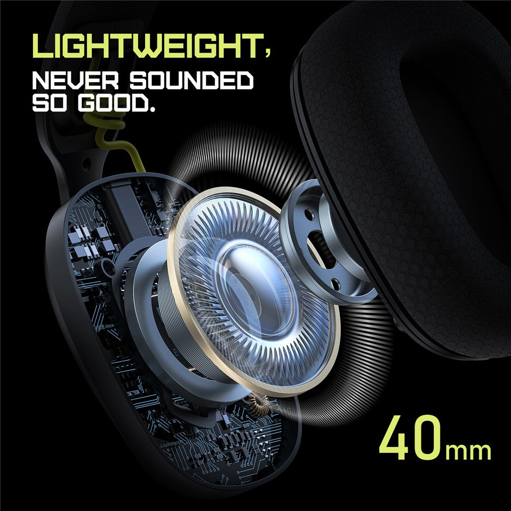 ONIKUMA B2 2.4G Wireless / Bluetooth-compatible / Wired Over-Ear Headphone Stereo Bluetooth-compatible Gaming Music Headset