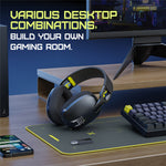 ONIKUMA B2 2.4G Wireless / Bluetooth-compatible / Wired Over-Ear Headphone Stereo Bluetooth-compatible Gaming Music Headset