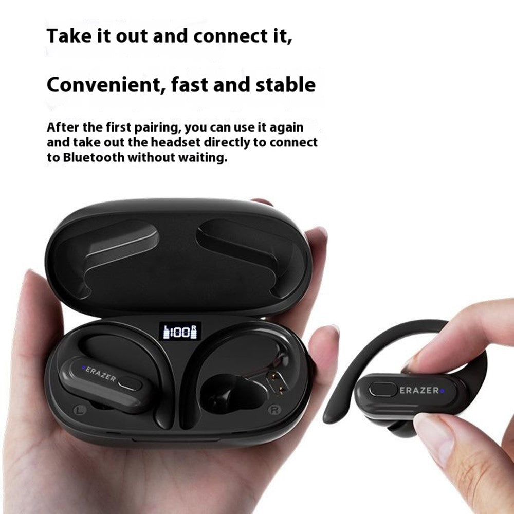 LENOVO Erazer XT60Pro TWS Bluetooth-kompatibel musikspil-øretelefon med ørekrog og in-ear-sportshovedtelefon