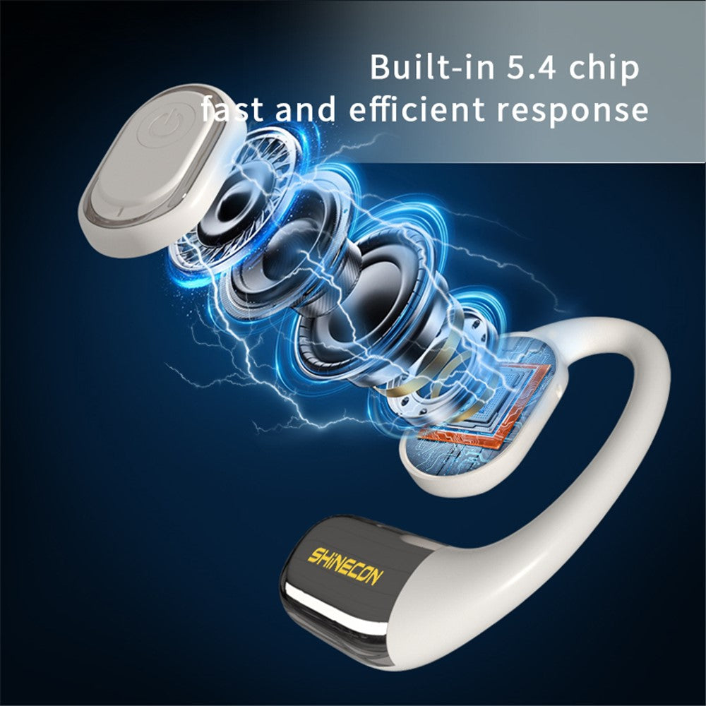 SHINECON X3 OWS Bluetooth-Compatible Music Earphone Ear Hook Wireless Noise Reduction Headset