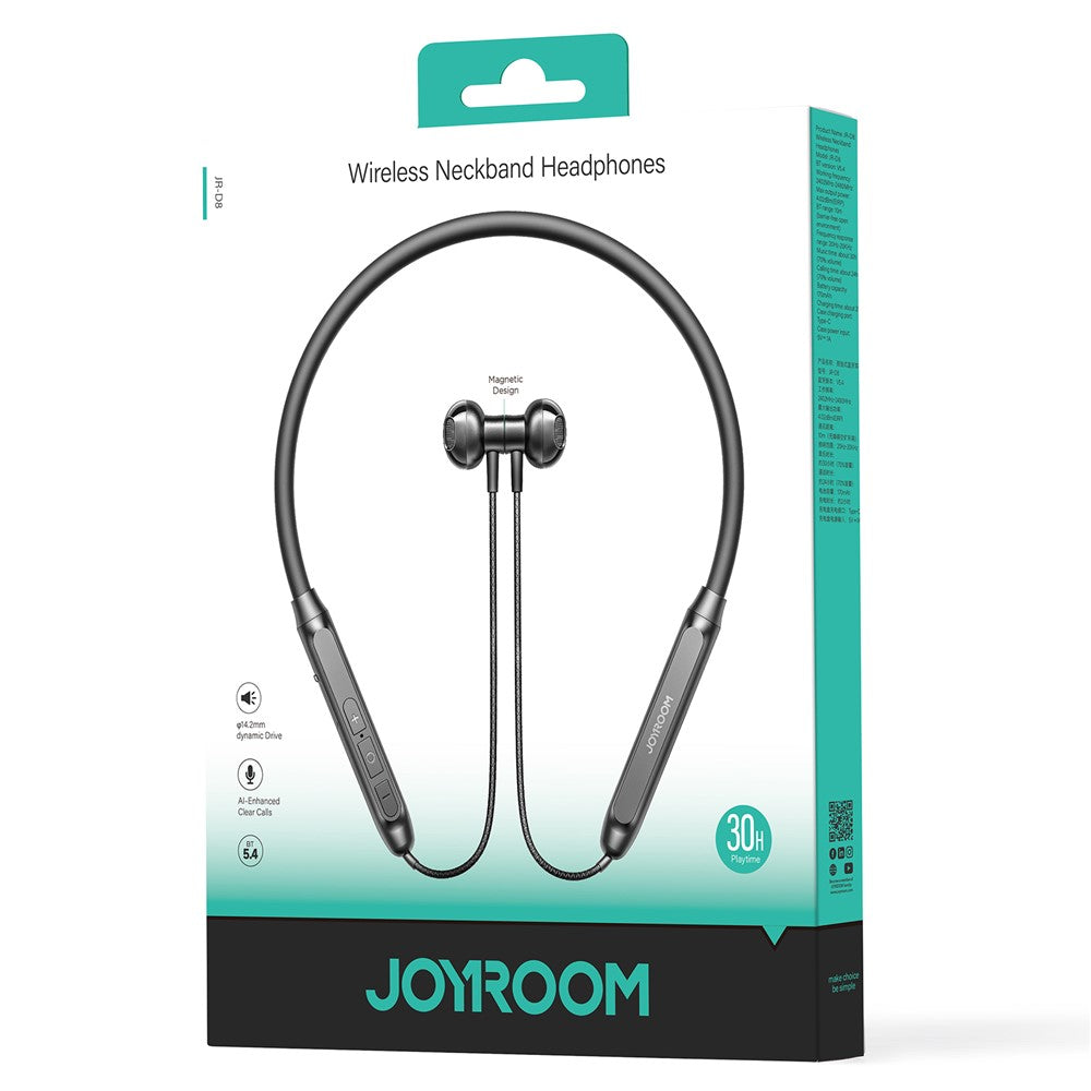 JOYROOM JR-D8 Neckband Wireless Earphone Low Latency Bluetooth-compatible 5.4 Headphone